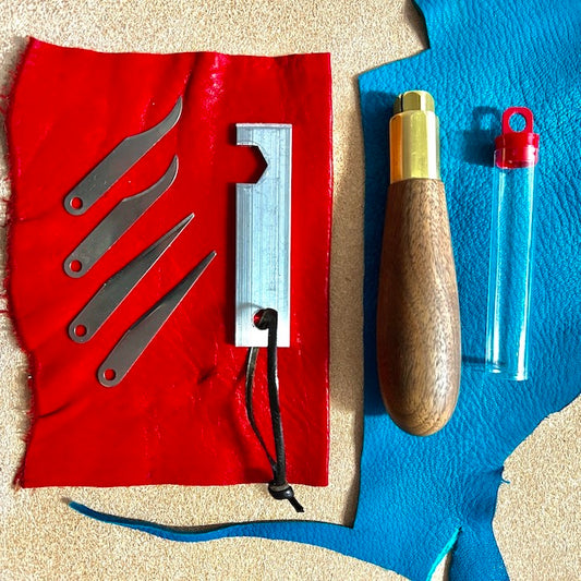 Craft Knife, Utility Knife with Black Walnut Handle