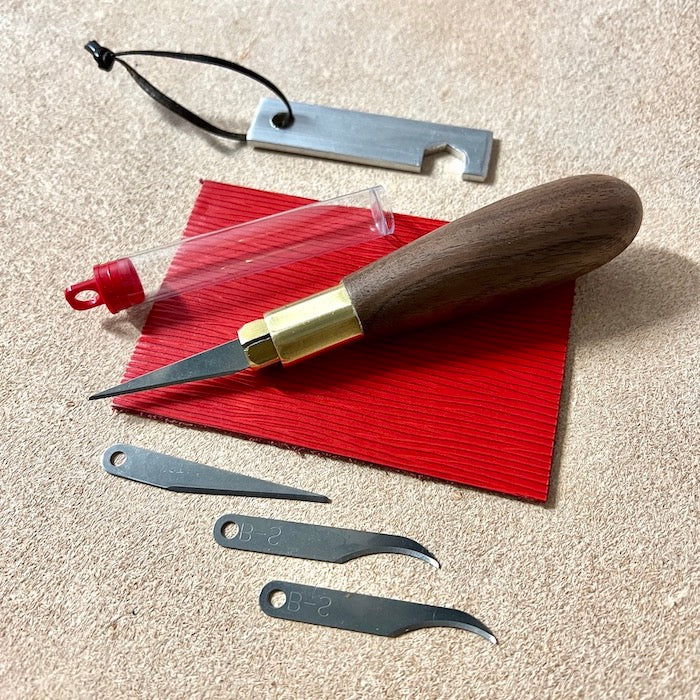 Craft Knife,  Utility Knife with Black Walnut Handle