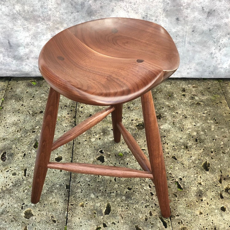 18" tall tripod stools for office, kitchen, computer desk, musicians.