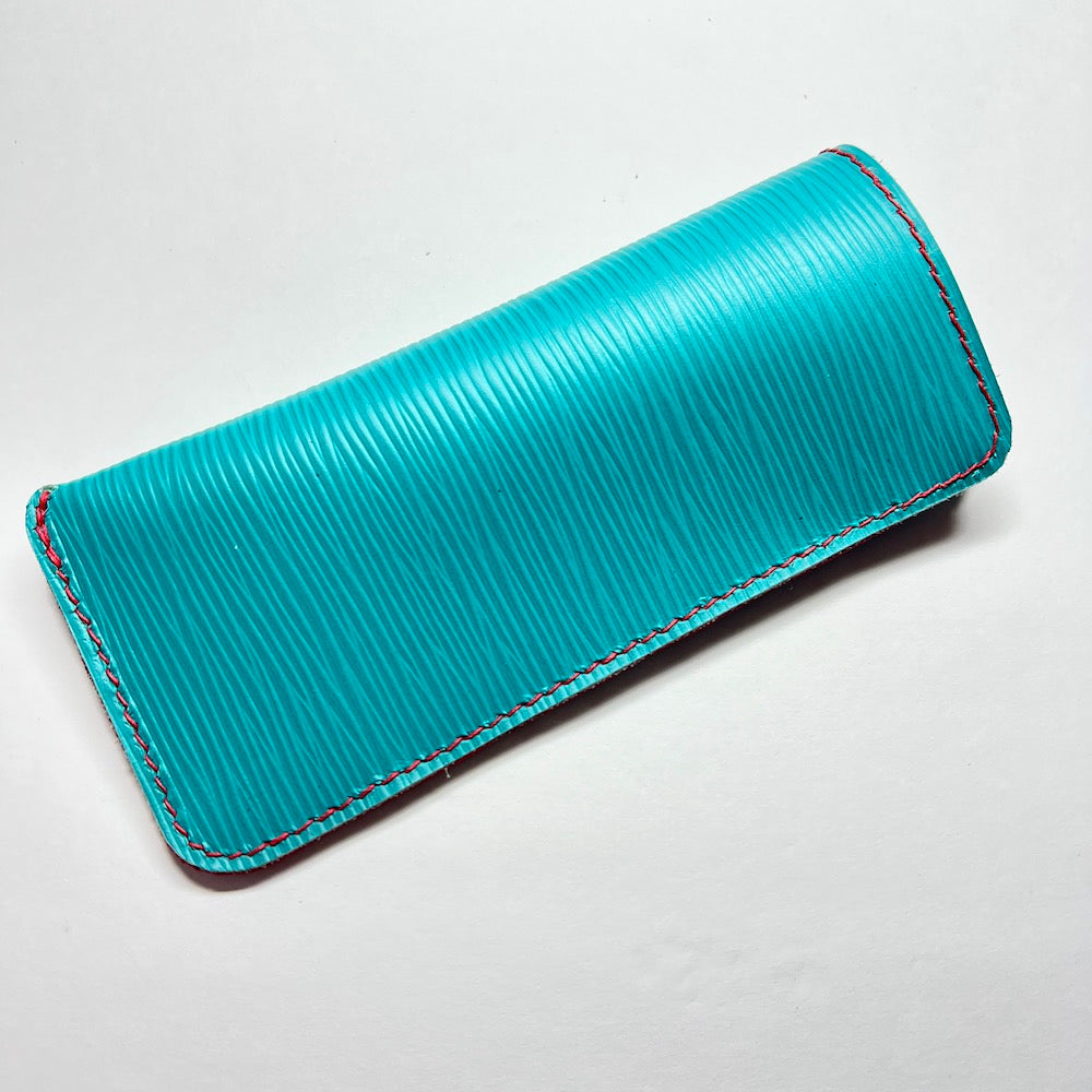 Eyewear Case, EPI Leather Sleeve for Medium Reading / Rx Glasses