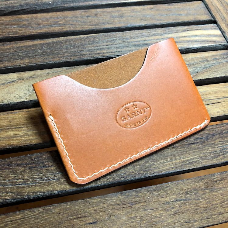 Minimalist Wallet, Leather Card Case, Everyday Carry, Wallet by GARNY