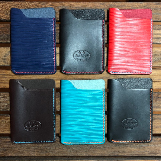Leather credit card case, card holder, credit card wallet, GARNY, garnyandco