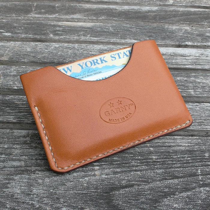 Minimalist Wallet, Leather Card Case, Everyday Carry, Wallet by GARNY