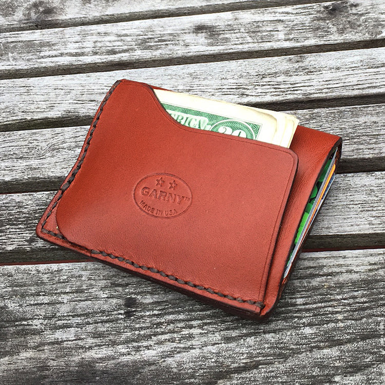Everyday Carry, Minimalist Leather Wallet, Credit Card Wallet, GARNY,