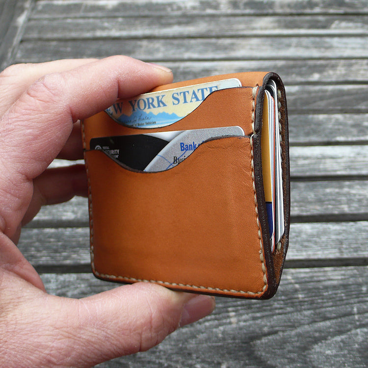 Everyday Carry, Minimalist Leather Wallet, Credit Card Wallet, GARNY,