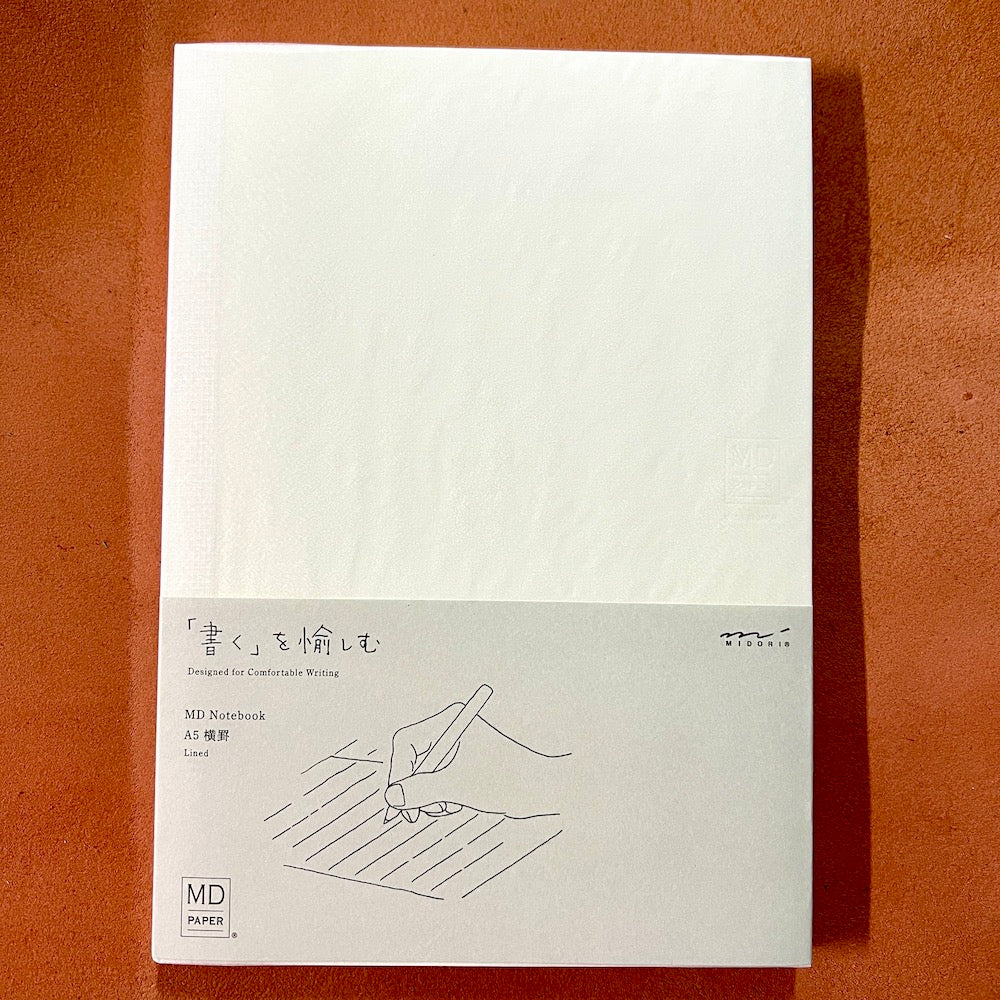 Midori Notebook. Japanese, high quality fountain pen friendly notebook, journal, diary.