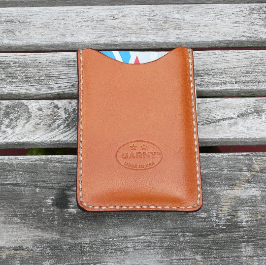 Money Clip, minimalist everyday carry,  wallet, leather card case, 