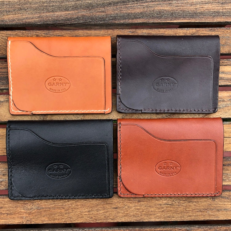 Everyday Carry, Minimalist Leather Wallet, Credit Card Wallet, GARNY,