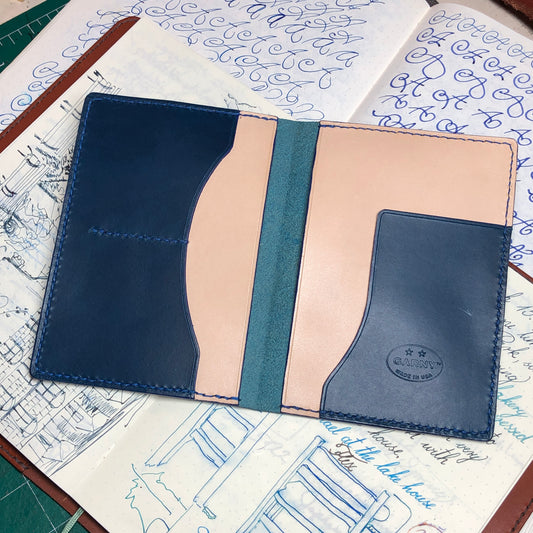Dark Blue Passport case, Passport Cover, Passport Wallet
