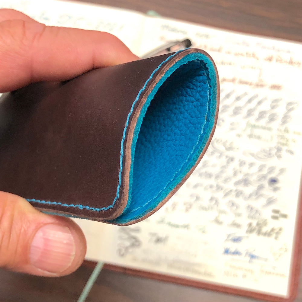 Eyewear/Reader Case, Leather Sleeve for Small Reading Glasses
