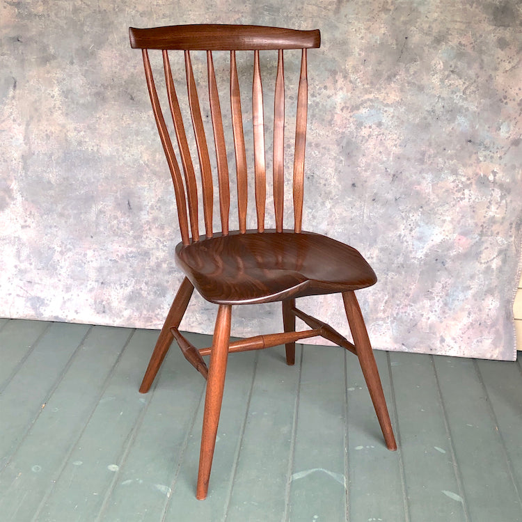 Dining Chair, Black Walnut Side Chair