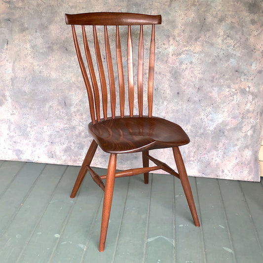 Dining Chair, Black Walnut Side Chair