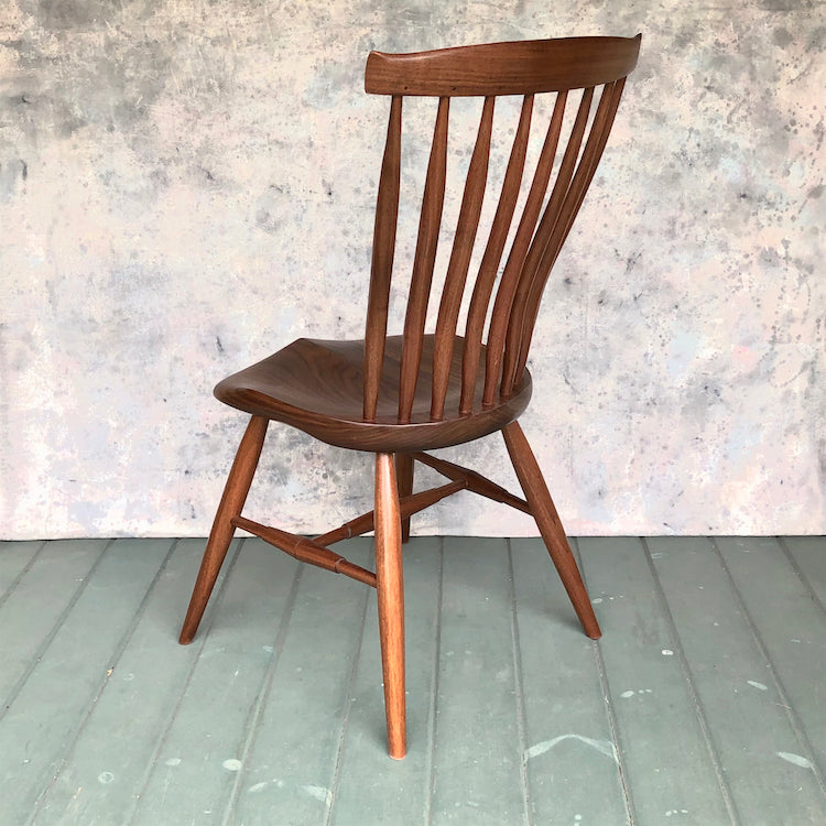 Dining Chair, Black Walnut Side Chair