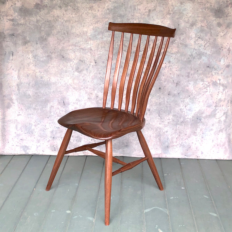Dining Chair, Black Walnut Side Chair