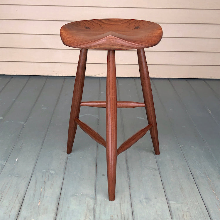 Tripod stool, 22" high for drawing, painting or if you spend long hours at the drafting table, practice your guitar or any other instrument.