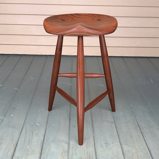 Tripod stool, 22" high for drawing, painting or if you spend long hours at the drafting table, practice your guitar or any other instrument.
