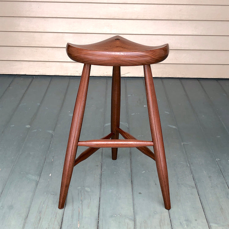 22" tall tripod stool for drawing, painting, drafting, guitar stool.