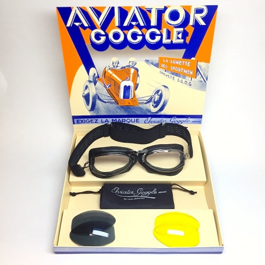 Aviator Goggles - Ref. 4440 Roadster "Aviator Goggle by Leon Jeantet"