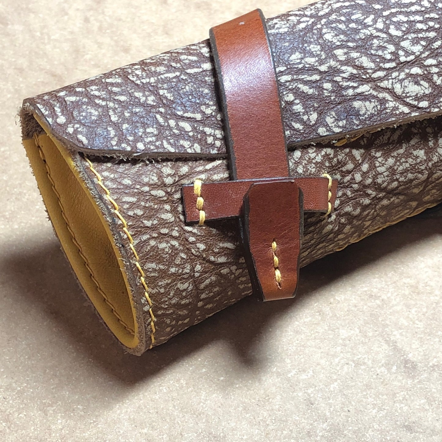 Bison Pen Rolls, Pen Wraps, Pen cases for 4 pens