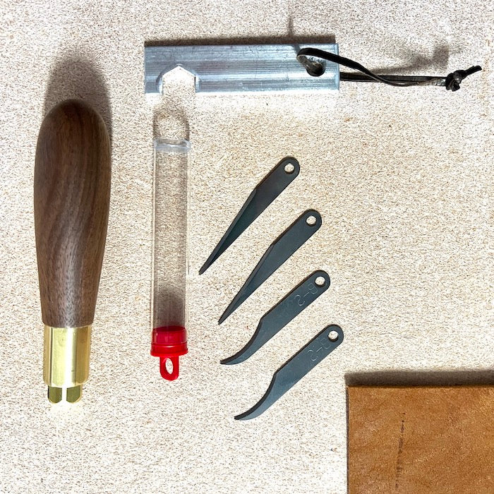 Craft Knife,  Utility Knife with Black Walnut Handle