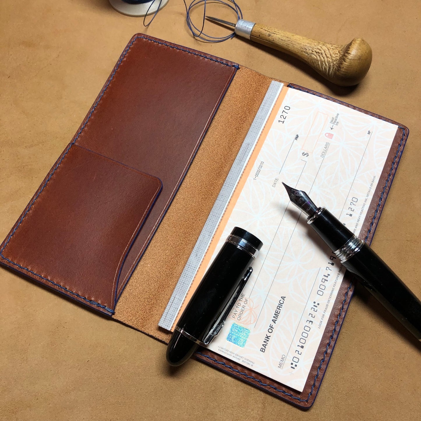 Leather Checkbook Cover, Checkbook Cover Wallet