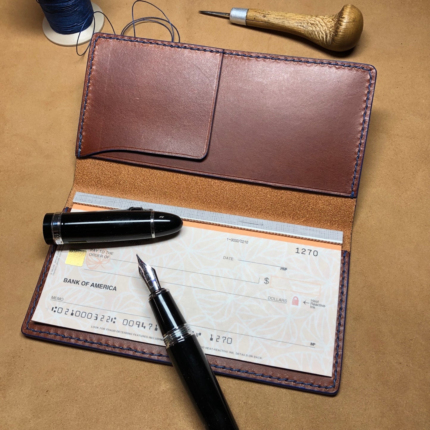 Leather Checkbook Cover, Checkbook Cover Wallet