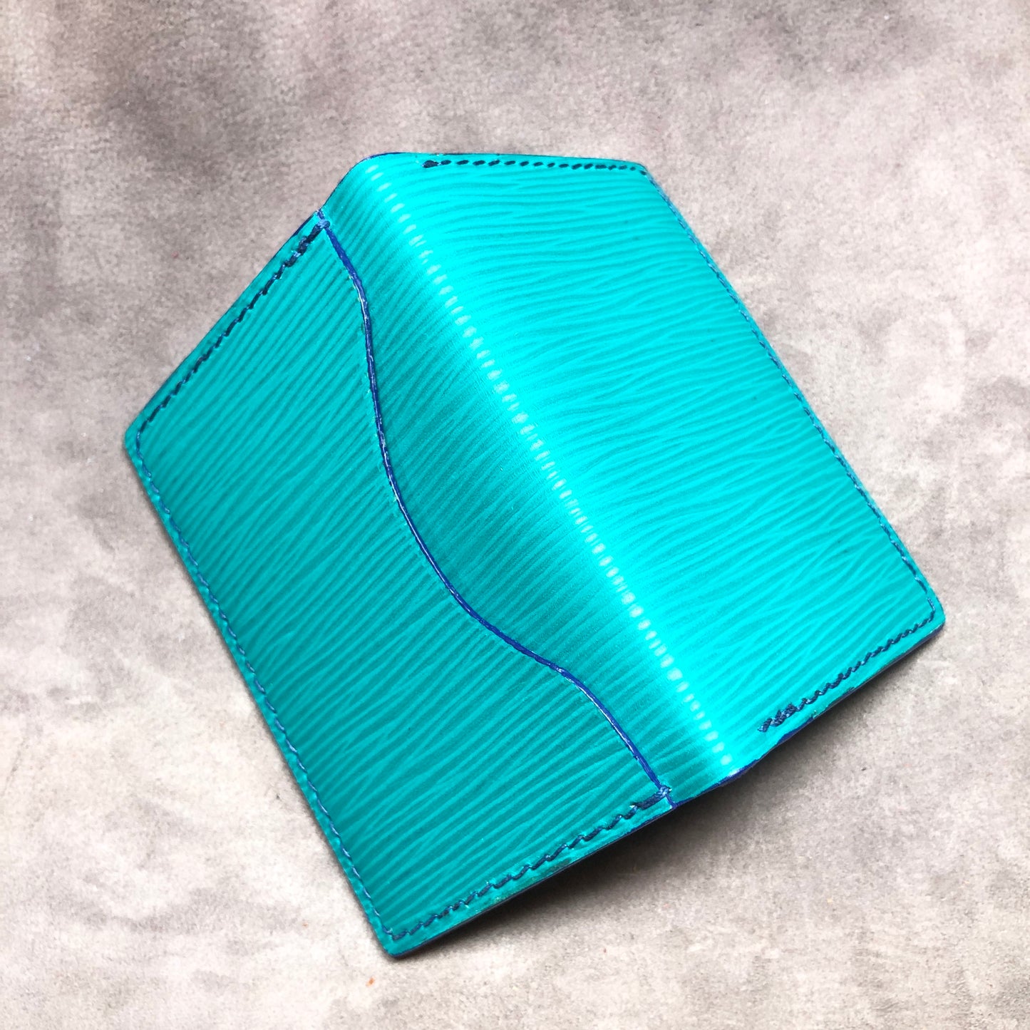 Minimalist EPI Leather Wallet - EDC, GARNY No.5