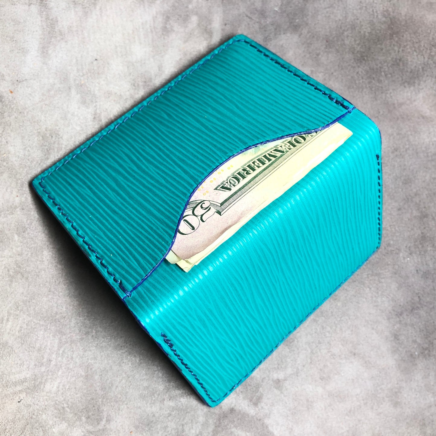 Minimalist EPI Leather Wallet - EDC, GARNY No.5