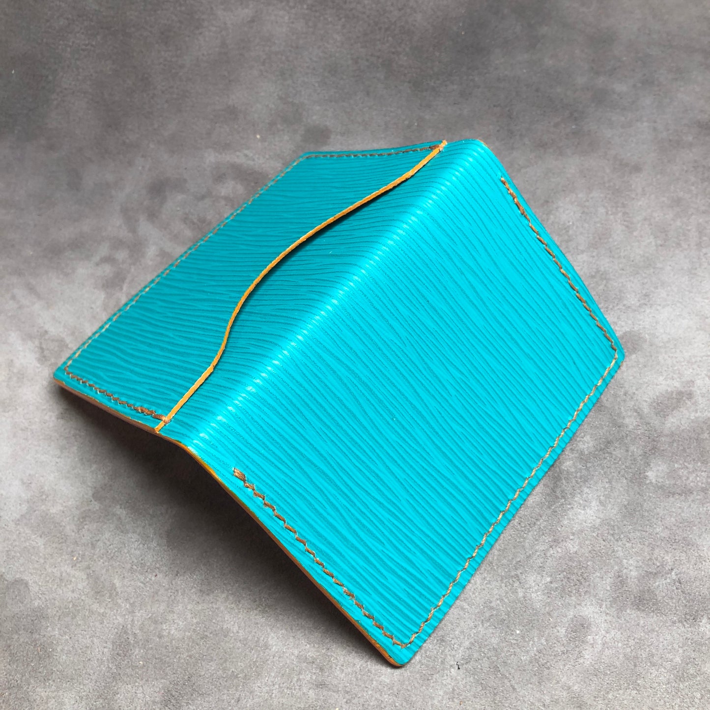 Minimalist EPI Leather Wallet - EDC, GARNY No.5