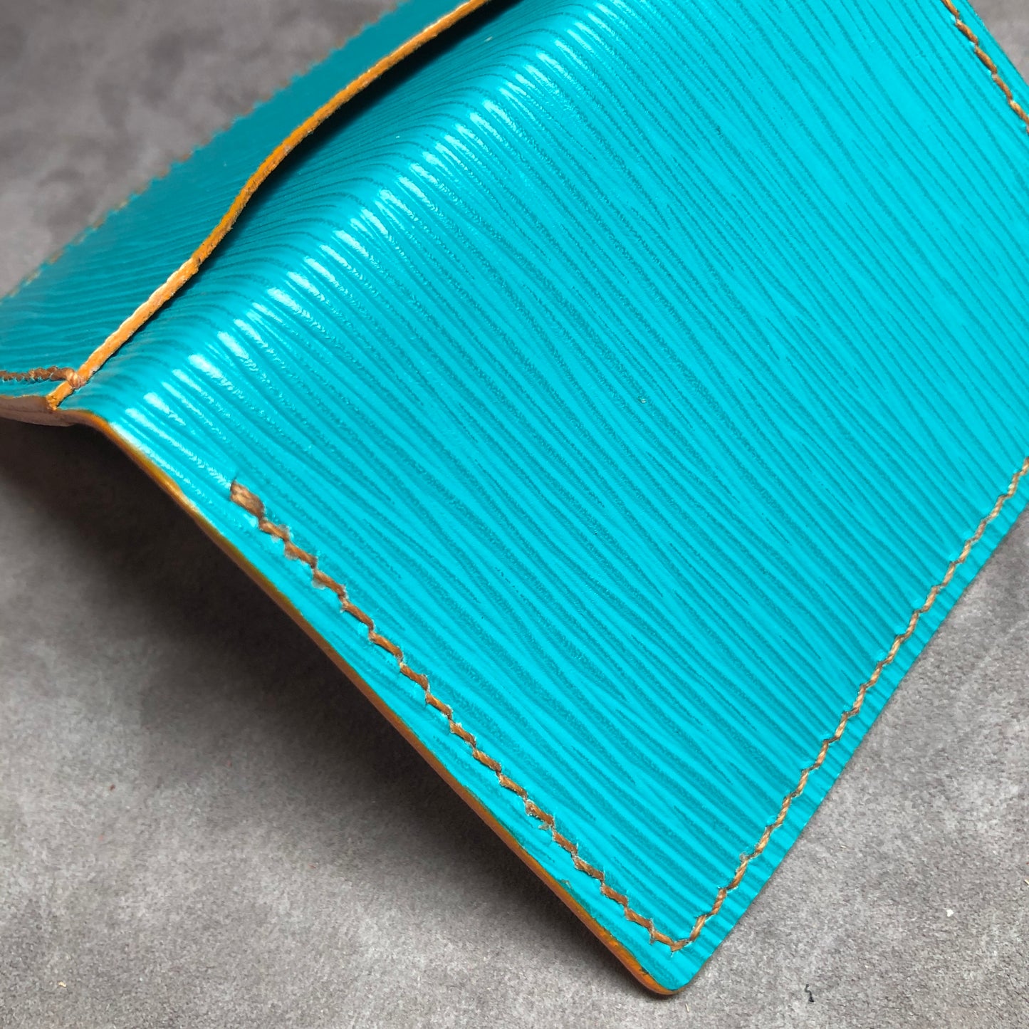 Minimalist EPI Leather Wallet - EDC, GARNY No.5