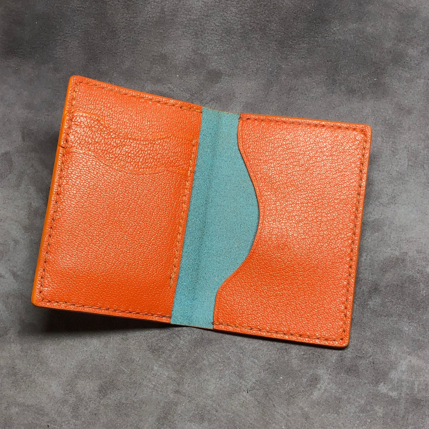 Minimalist EPI Leather Wallet - EDC, GARNY No.5