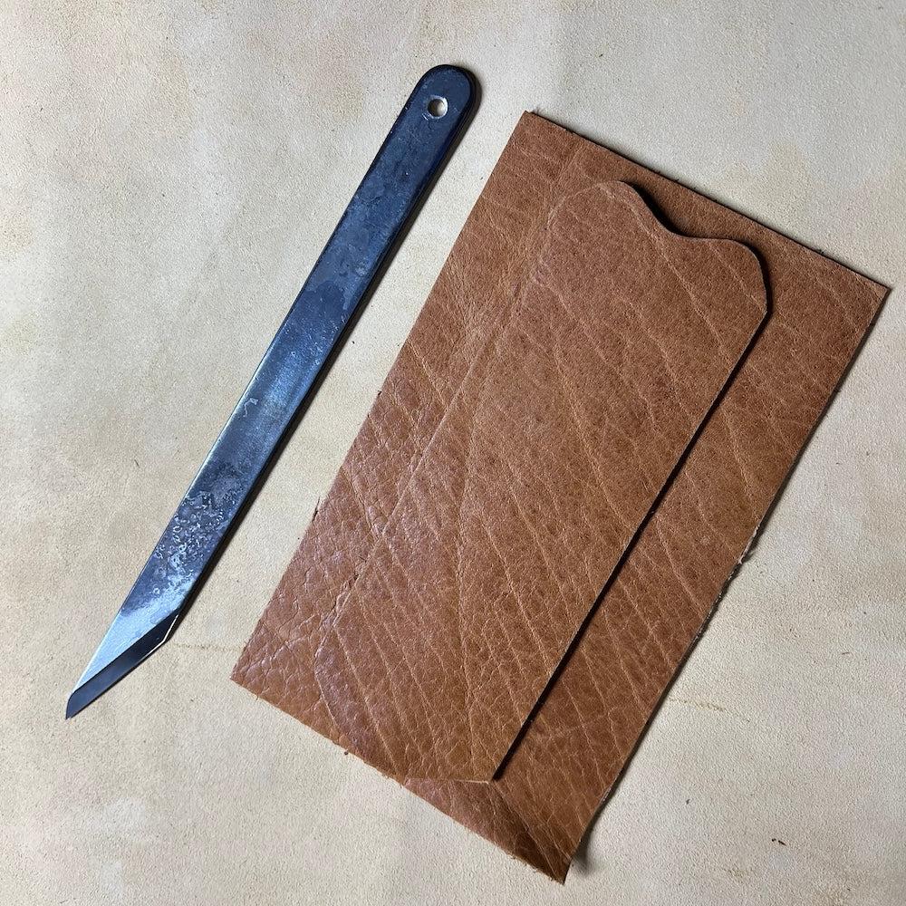 Traditional European Leather Working Knife