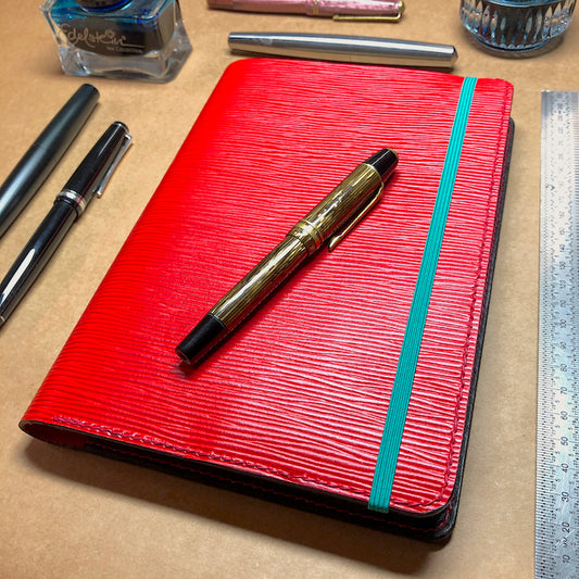 Leather journal, notebook cover for A5 books.