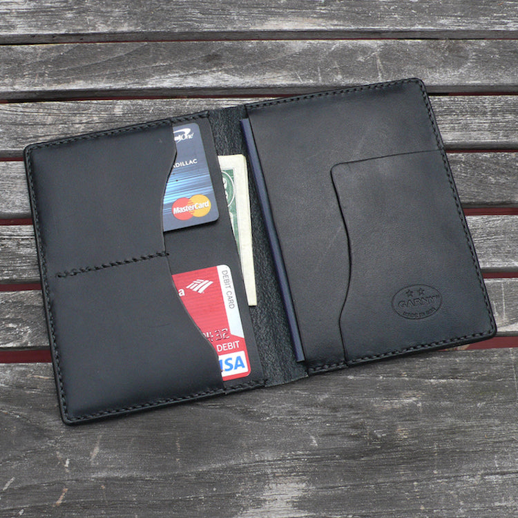 Travel wallet, Passport Case and Wallet, Cowhide Leather Case by GARNY