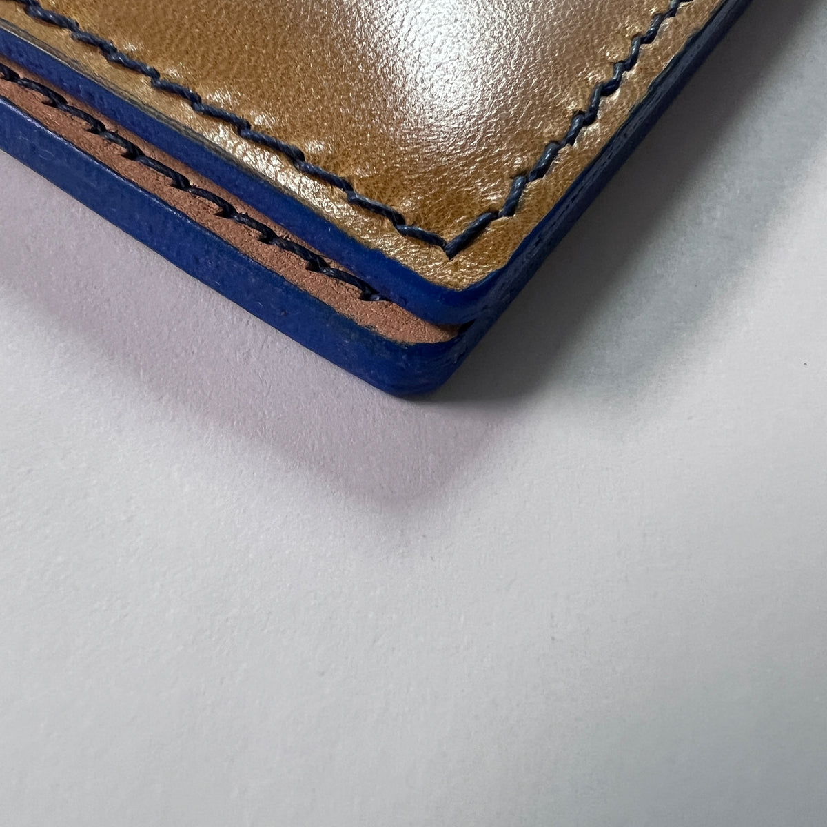 Horsehide Leather Notebook Cover, Handmade Journal Cover - A5 - with 3 Pockets