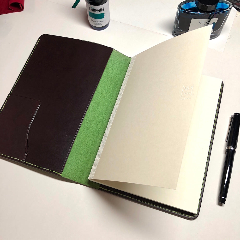 A5 Leather Notebook or Travel Journal Cover 