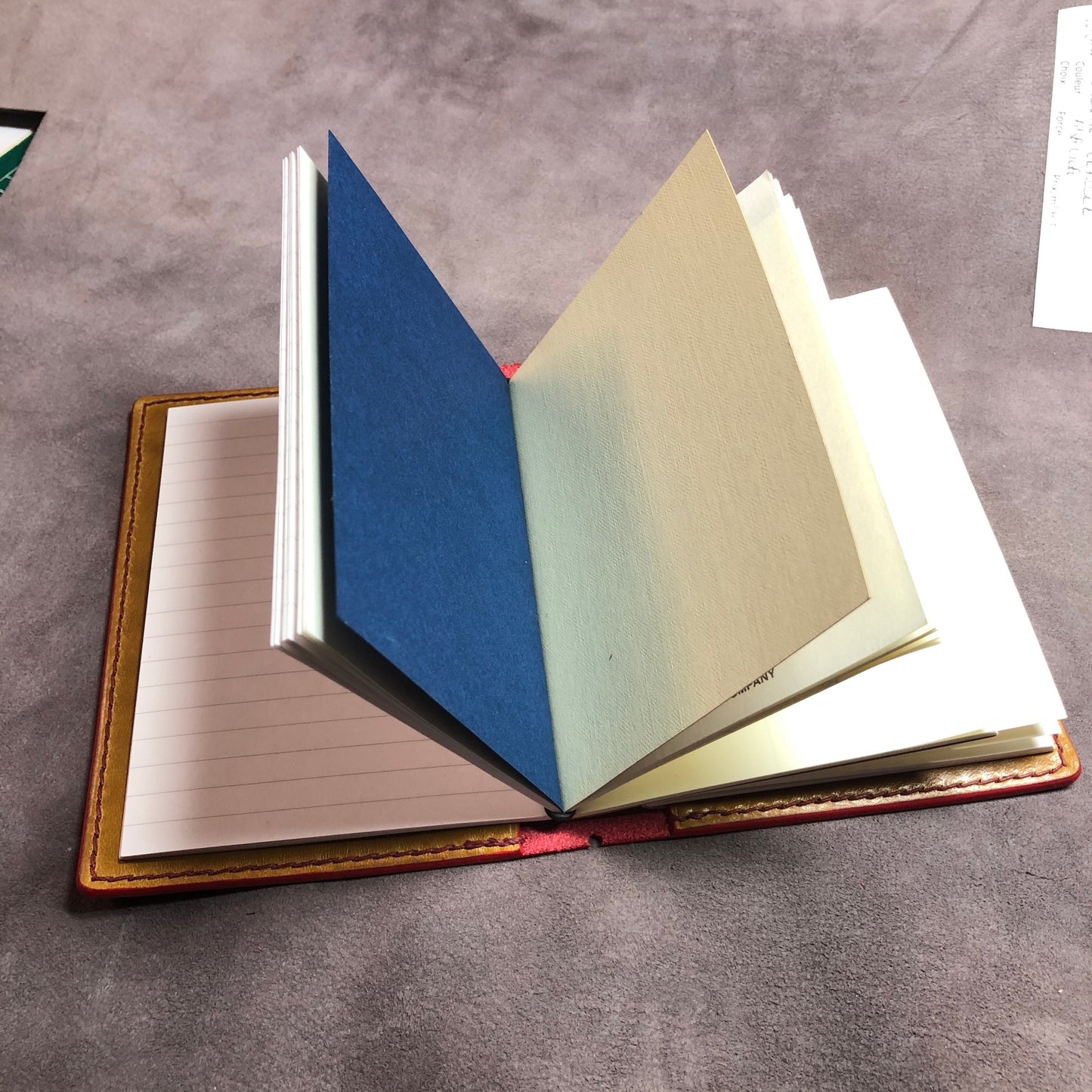 Passport size Traveler's Notebook EPI Leather Cover - Refillable Journal