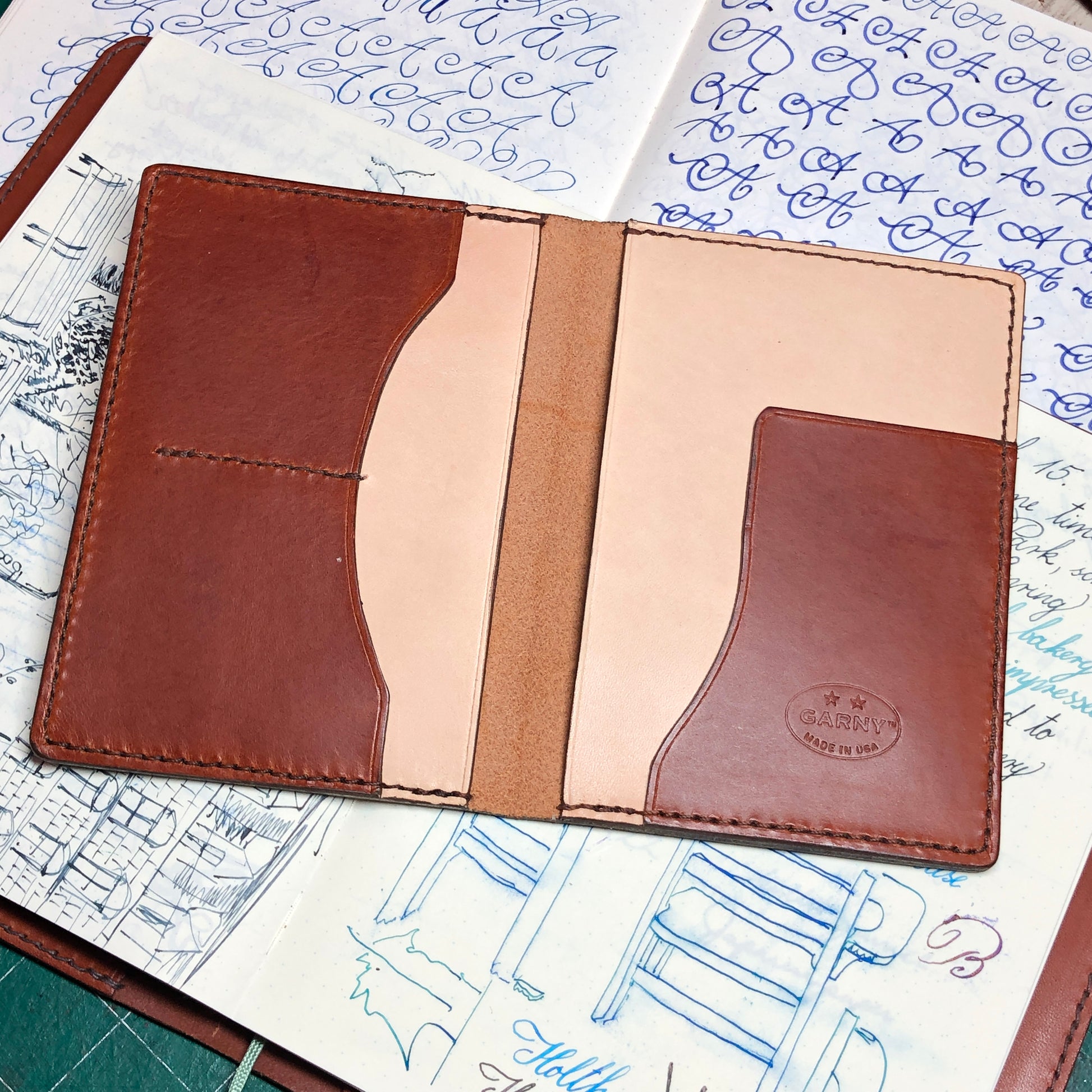 Brown Passport case, Passport Cover, Passport Wallet