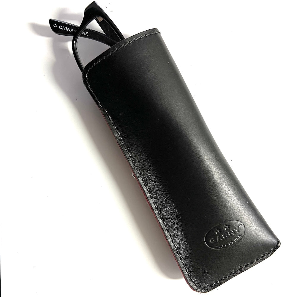 Eyewear/Reader Case, Leather Sleeve for Small Reading Glasses