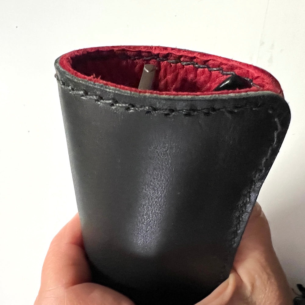 Eyewear/Reader Case, Leather Sleeve for Small Reading Glasses