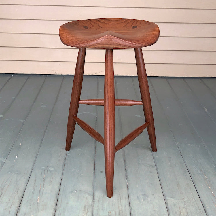 Tripod stool, 22" high for drawing, painting or if you spend long hours at the drafting table, practice your guitar or any other instrument. 