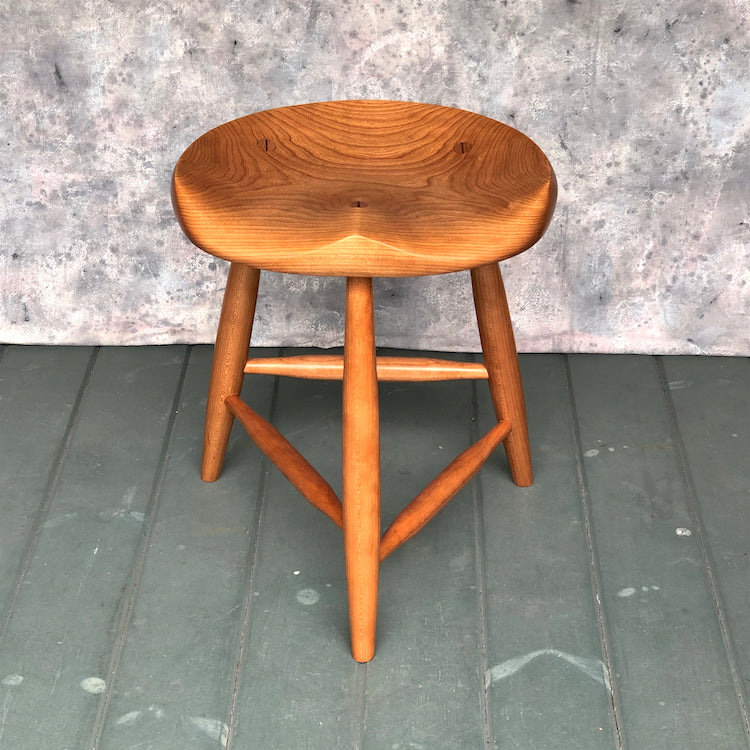 18" high tripod stools for office, kitchen, computer desk, musicians.
